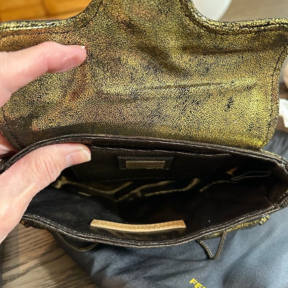 Fendi Bronze Water Snake Mini B Bag - Picture 8 of 11